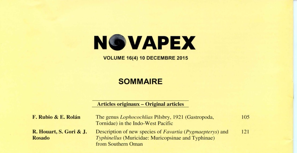 Novapex Voil. 16 n.4b, 2015