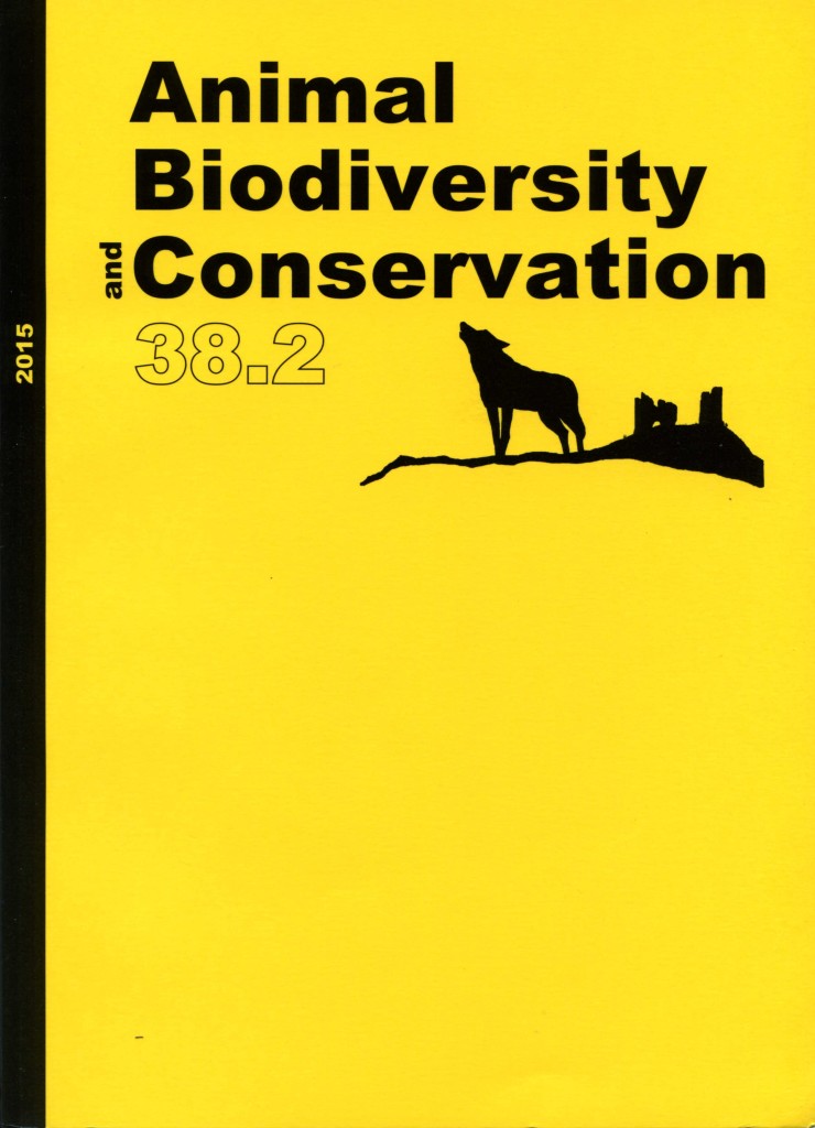 Animal biodiversity Conservation Vol. 38(2)a 2015